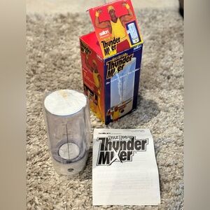 Vtg 1996 Hulk Hogan Thunder Mixer Salton MX10 Wrestling WWF WWE Legend NOS